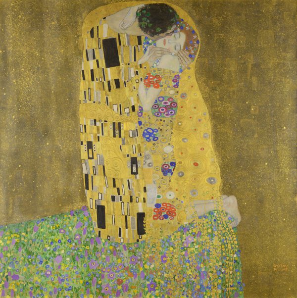 Flöge-The_Kiss-Gustav_Klimt