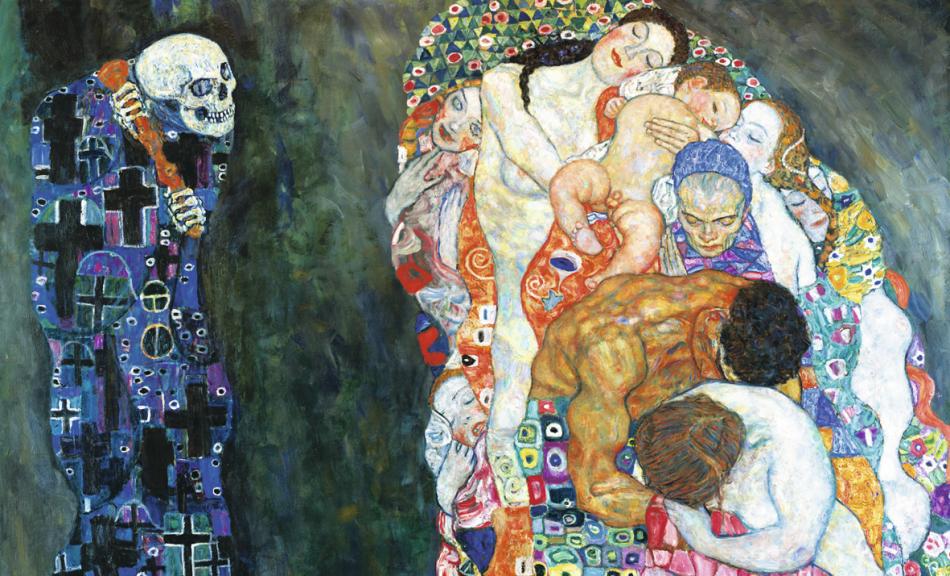 death-and-life-by-gustave-klimt