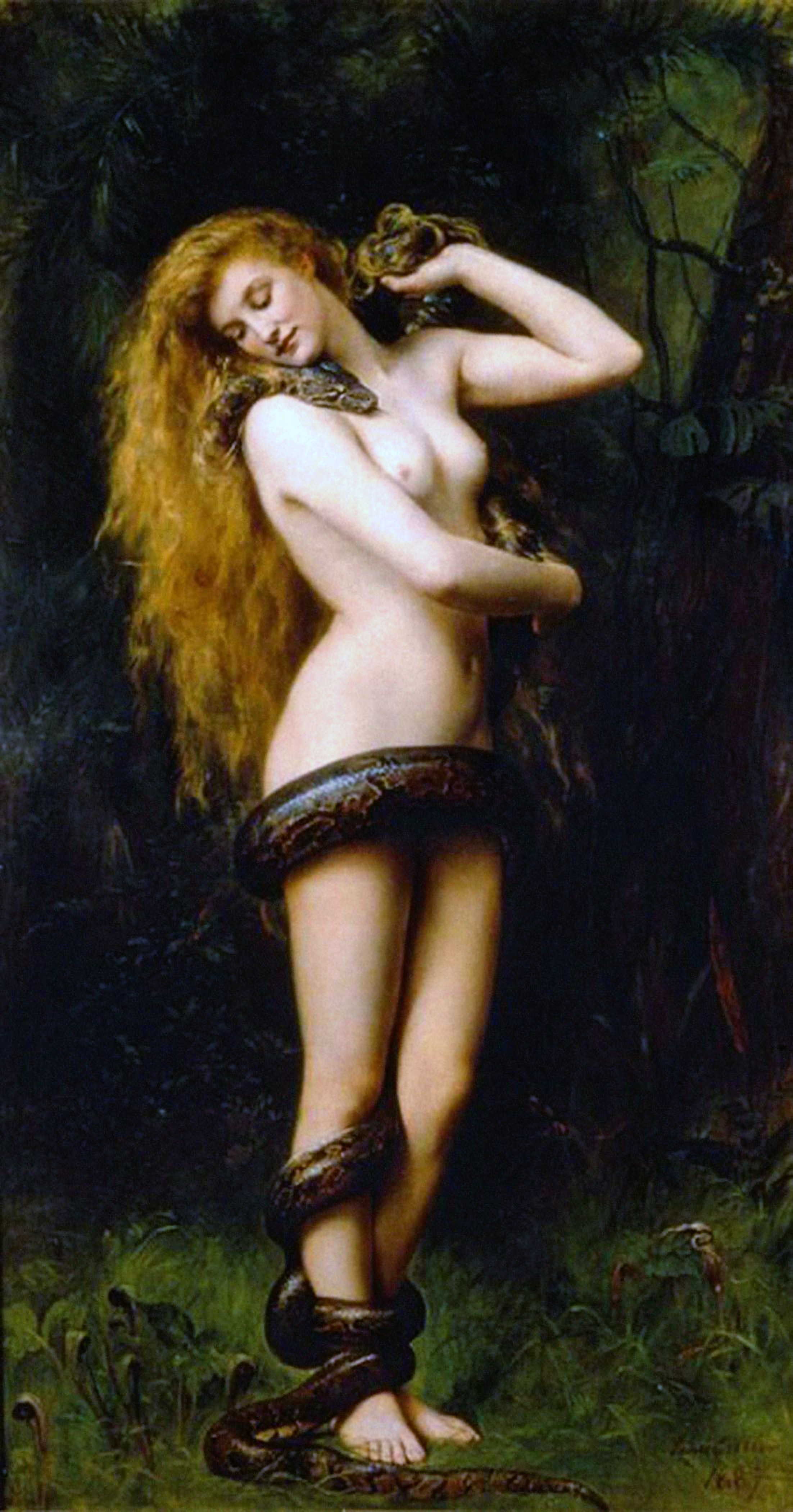 Lilith_John_Collier_painting_femme_fatal